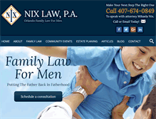 Tablet Screenshot of nixlawoffice.com